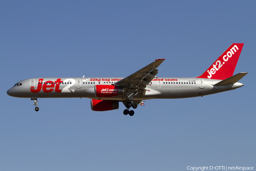 Jet2 Boeing 757-21B (G-LSAI) | Photo 415672