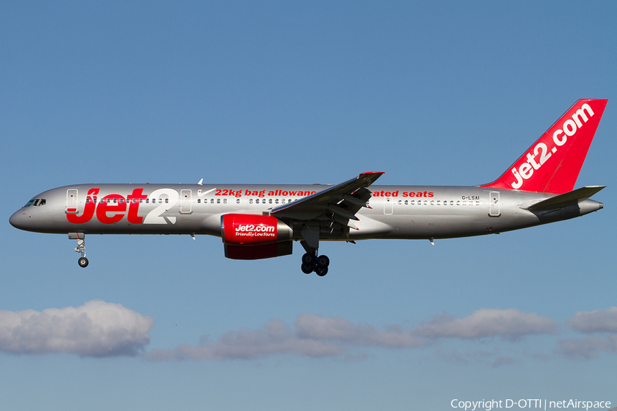 Jet2 Boeing 757-21B (G-LSAI) | Photo 523694