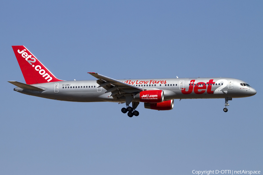 Jet2 Boeing 757-236 (G-LSAJ) | Photo 415118