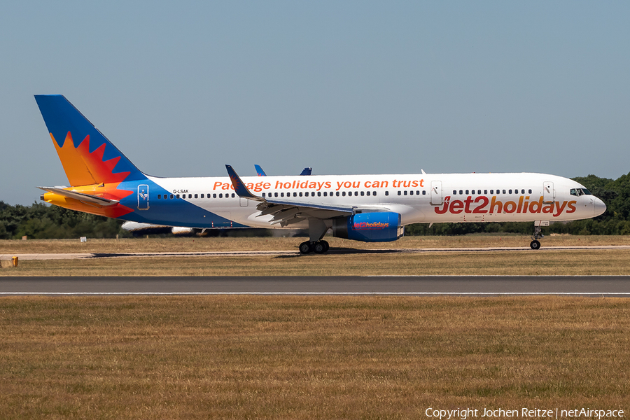 Jet2 Boeing 757-23N (G-LSAK) | Photo 252027