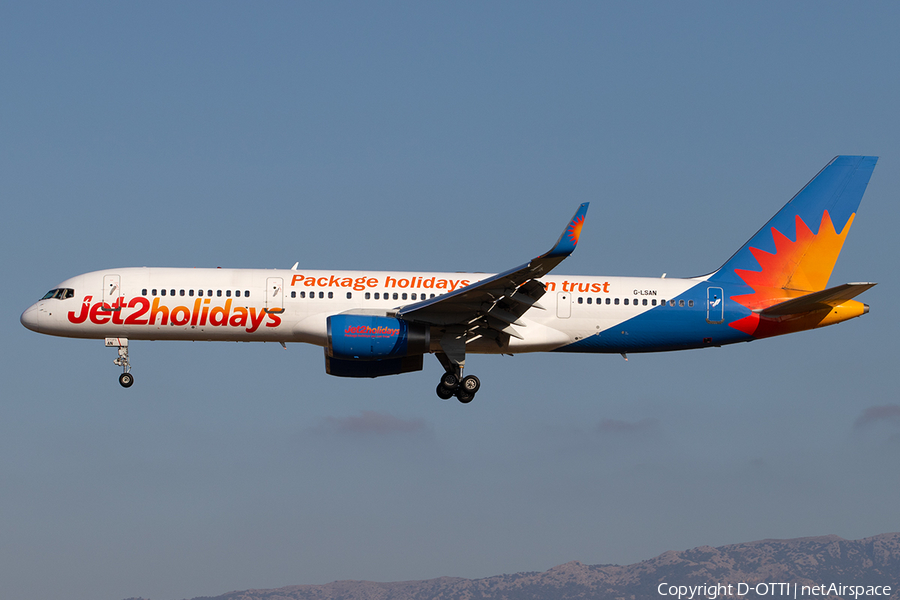 Jet2 Boeing 757-2K2 (G-LSAN) | Photo 356988