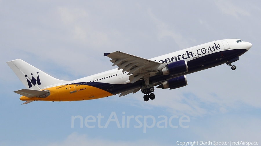 Monarch Airlines Airbus A300B4-605R (G-MAJS) | Photo 212763