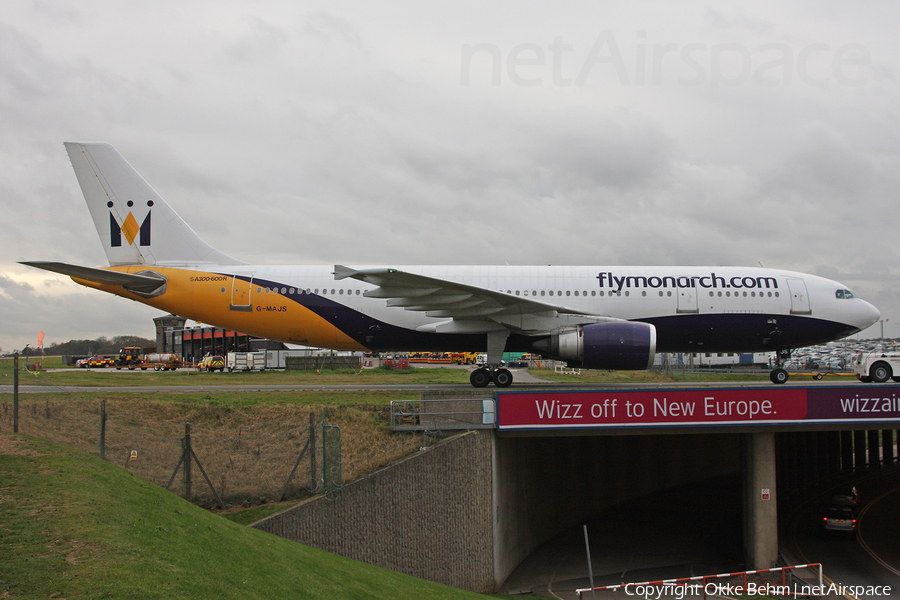 Monarch Airlines Airbus A300B4-605R (G-MAJS) | Photo 193129