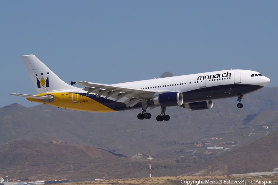 Monarch Airlines Airbus A300B4-605R (G-MAJS) | Photo 261483