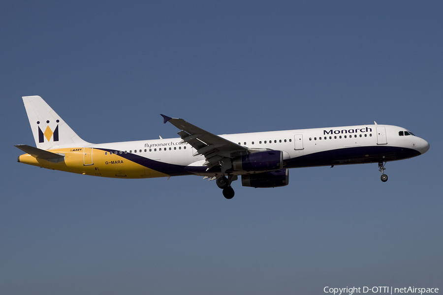 Monarch Airlines Airbus A321-231 (G-MARA) | Photo 271117