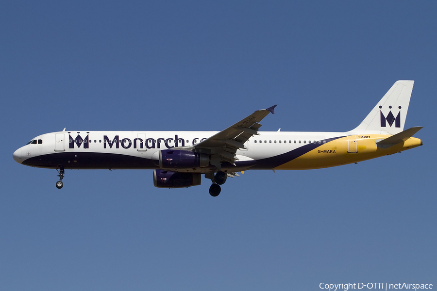 Monarch Airlines Airbus A321-231 (G-MARA) | Photo 414827