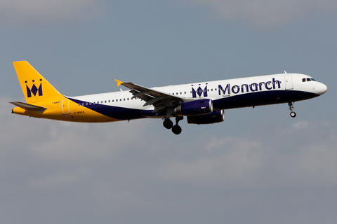 Monarch Airlines Airbus A321-231 (G-MARA) at  Palma De Mallorca - Son San Juan, Spain