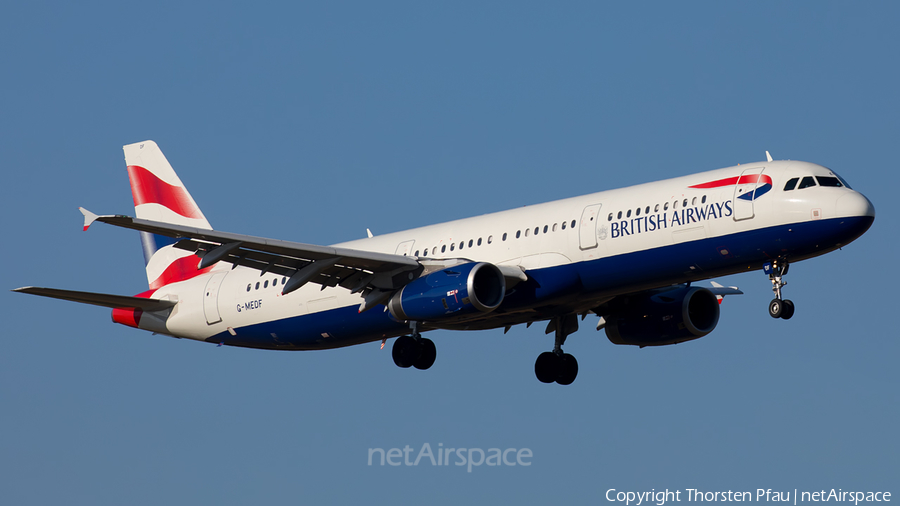 British Airways Airbus A321-231 (G-MEDF) | Photo 194646