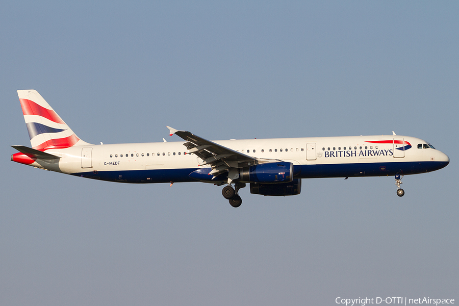 British Airways Airbus A321-231 (G-MEDF) | Photo 507606