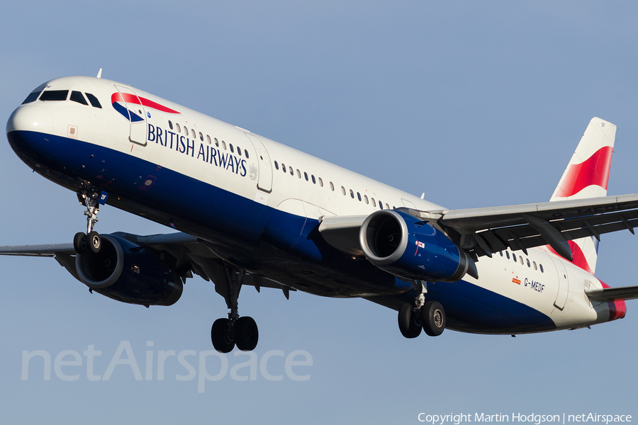 British Airways Airbus A321-231 (G-MEDF) | Photo 130923