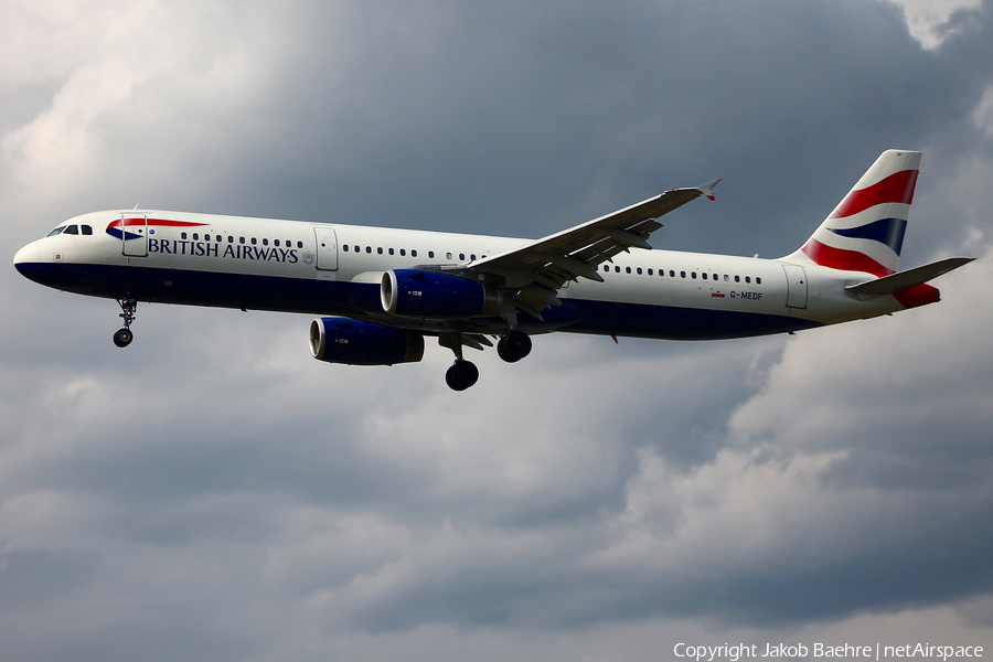 British Airways Airbus A321-231 (G-MEDF) | Photo 187532