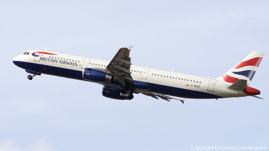 British Airways Airbus A321-231 (G-MEDF) | Photo 265547
