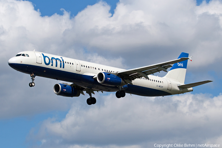 bmi Airbus A321-231 (G-MEDF) | Photo 41800