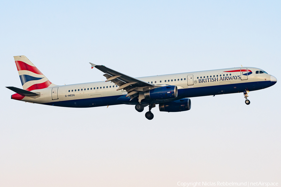 British Airways Airbus A321-231 (G-MEDG) | Photo 364735
