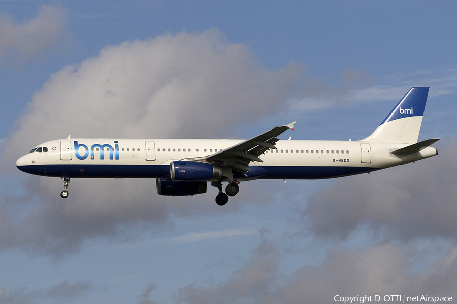 bmi Airbus A321-231 (G-MEDG) | Photo 278658