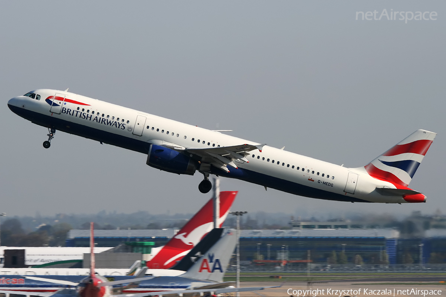British Airways Airbus A321-231 (G-MEDG) | Photo 93139