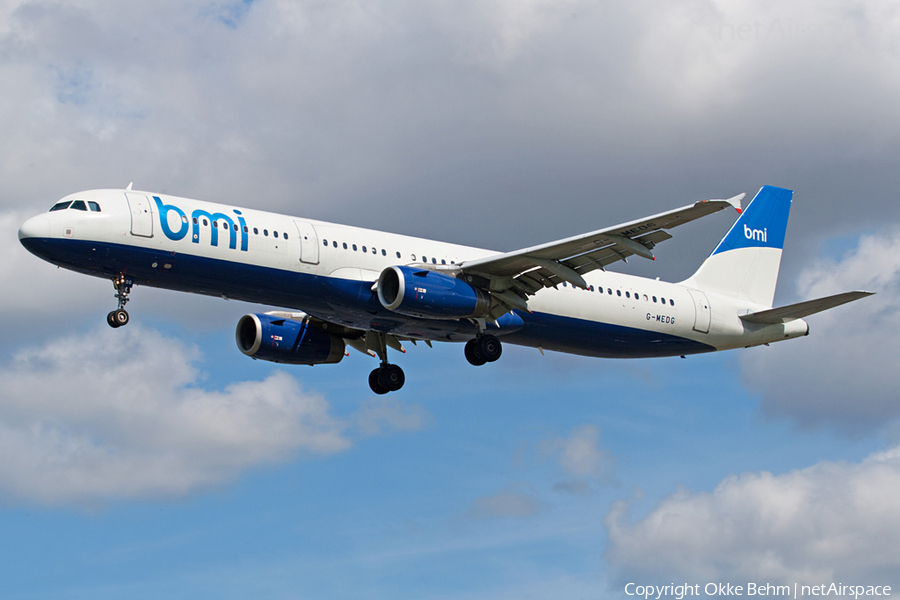 bmi Airbus A321-231 (G-MEDG) | Photo 41801