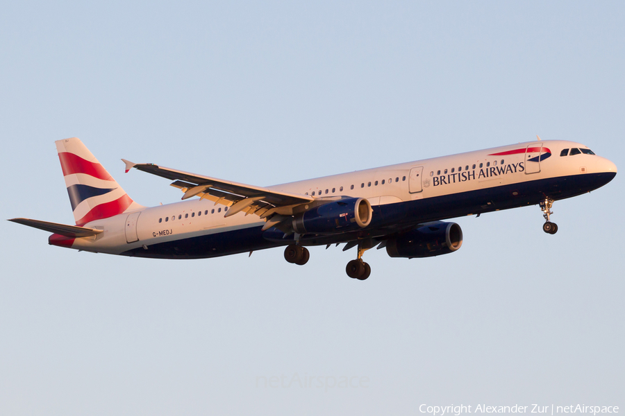 British Airways Airbus A321-231 (G-MEDJ) | Photo 109709