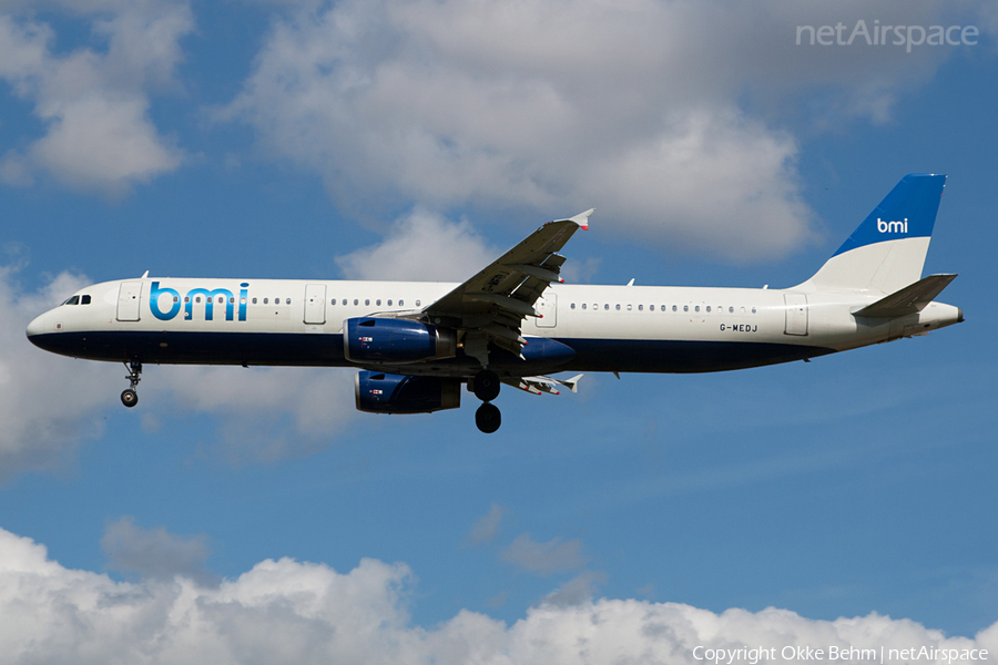 bmi Airbus A321-231 (G-MEDJ) | Photo 41802