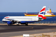 British Airways Airbus A320-232 (G-MEDK) at  Lanzarote - Arrecife, Spain
