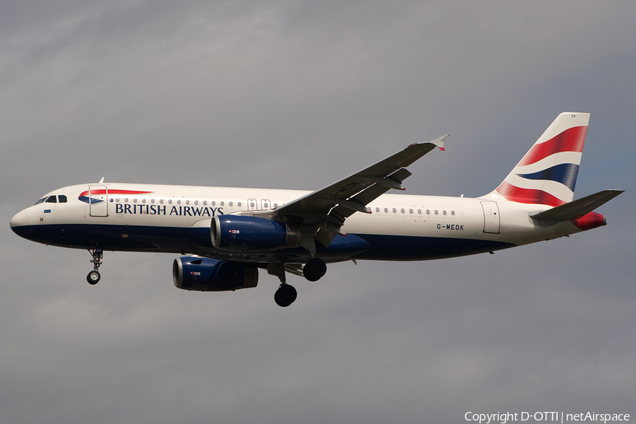 British Airways Airbus A320-232 (G-MEDK) | Photo 200489
