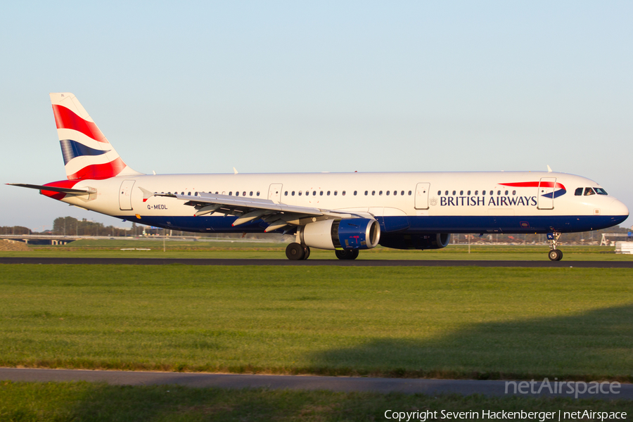 British Airways Airbus A321-231 (G-MEDL) | Photo 217208