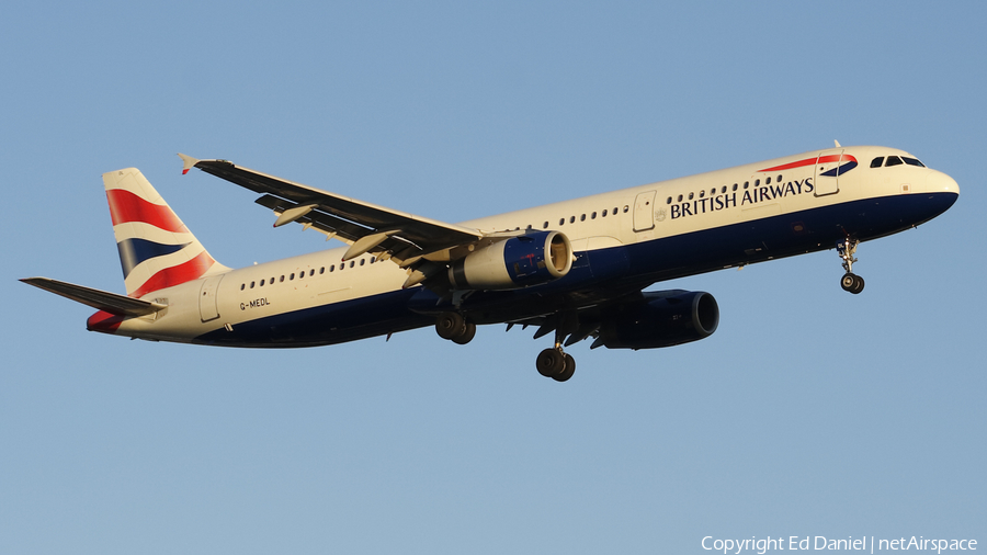 British Airways Airbus A321-231 (G-MEDL) | Photo 252068