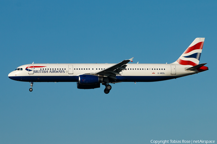 British Airways Airbus A321-231 (G-MEDL) | Photo 301927