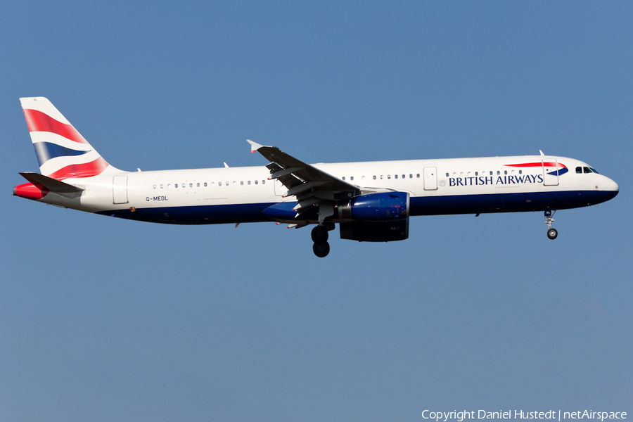 British Airways Airbus A321-231 (G-MEDL) | Photo 496680