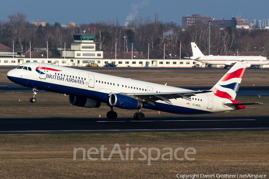 British Airways Airbus A321-231 (G-MEDL) | Photo 289839