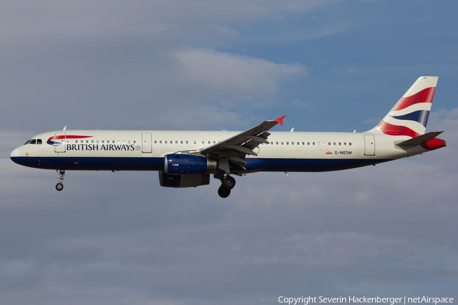 British Airways Airbus A321-231 (G-MEDM) | Photo 191701