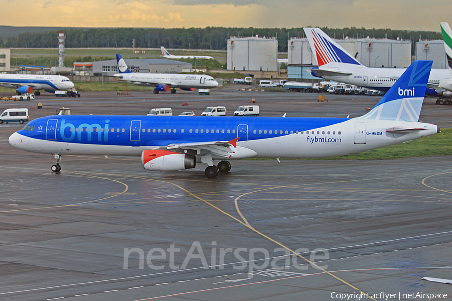bmi Airbus A321-231 (G-MEDM) | Photo 389034