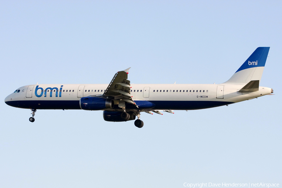 bmi Airbus A321-231 (G-MEDM) | Photo 21792