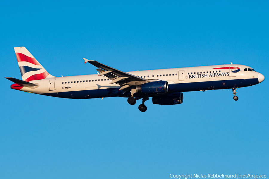 British Airways Airbus A321-231 (G-MEDN) | Photo 364750