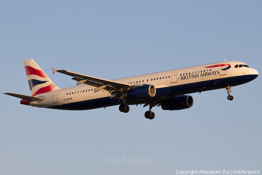 British Airways Airbus A321-231 (G-MEDN) | Photo 109698