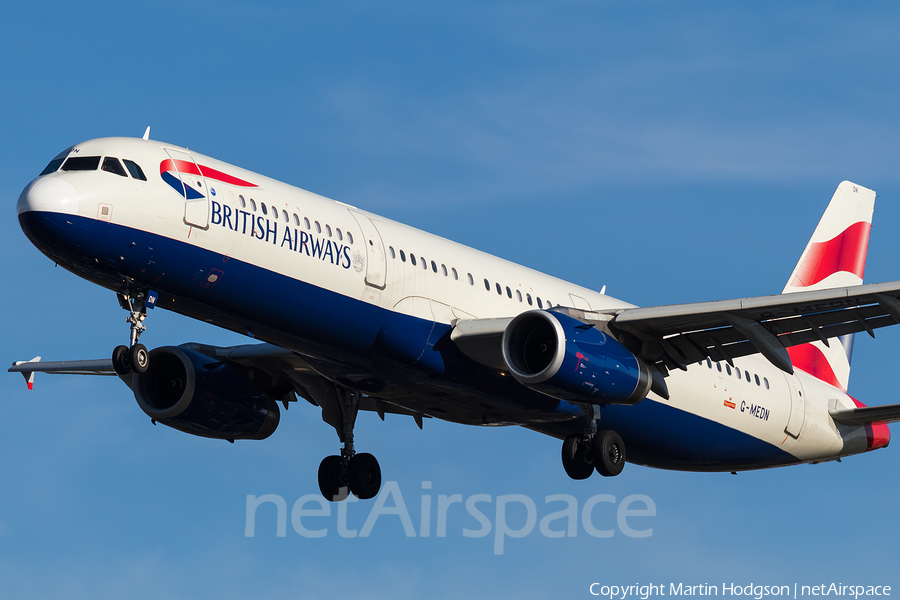 British Airways Airbus A321-231 (G-MEDN) | Photo 130353