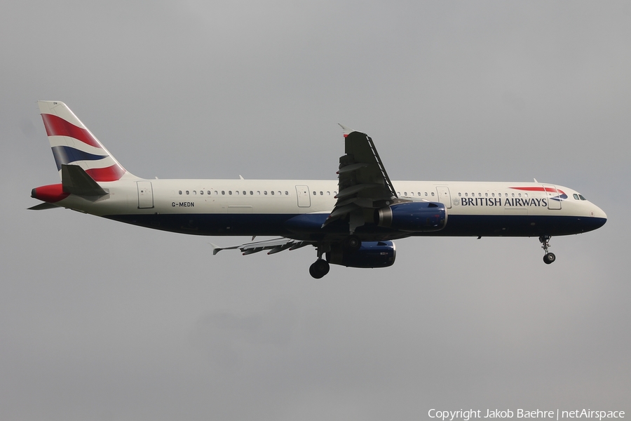 British Airways Airbus A321-231 (G-MEDN) | Photo 143352
