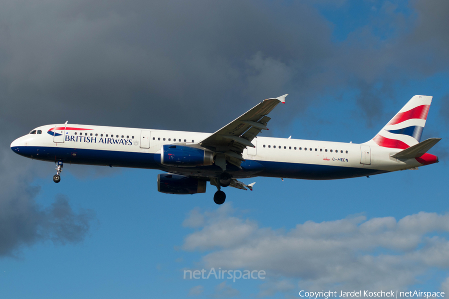 British Airways Airbus A321-231 (G-MEDN) | Photo 266904