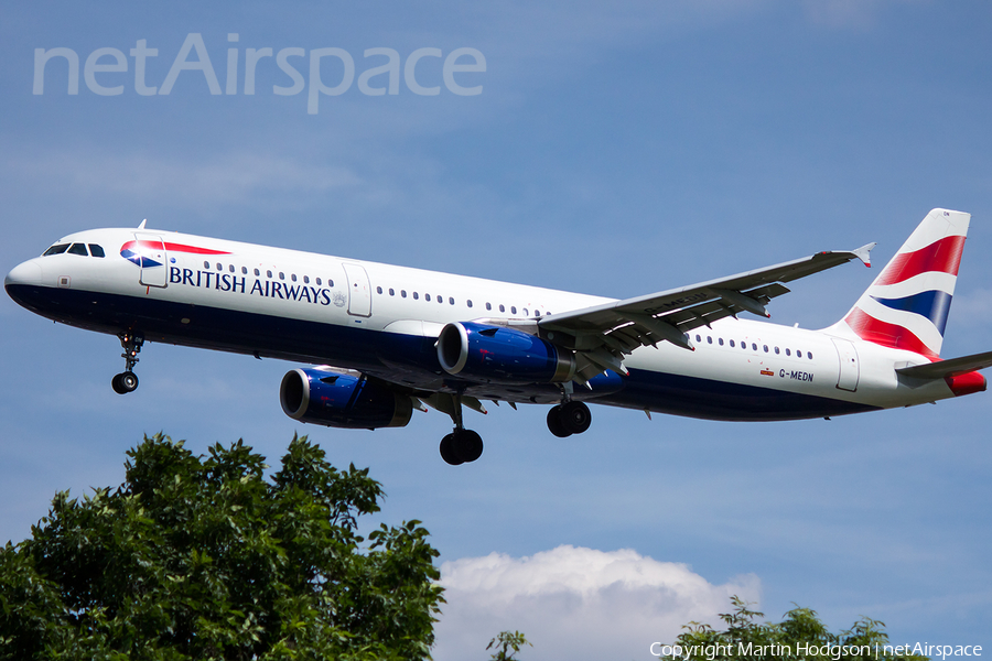 British Airways Airbus A321-231 (G-MEDN) | Photo 49977