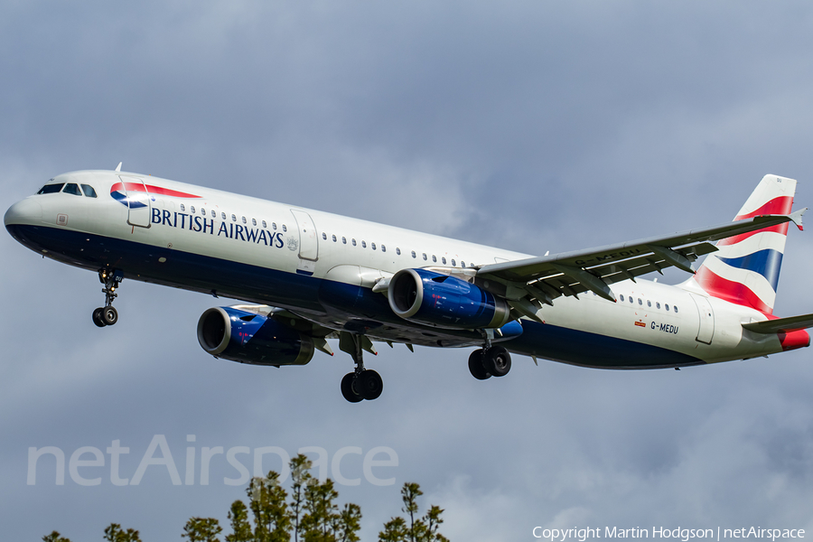 British Airways Airbus A321-231 (G-MEDU) | Photo 287993