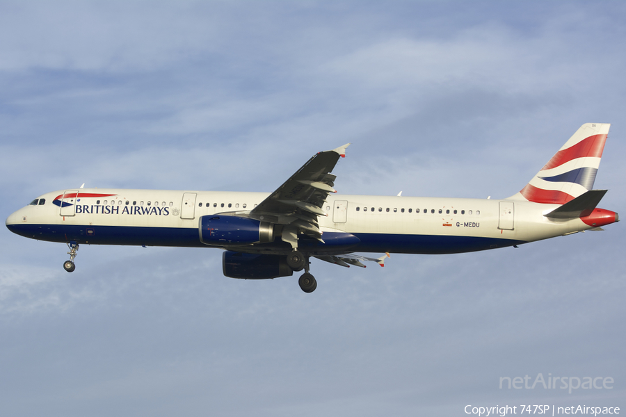 British Airways Airbus A321-231 (G-MEDU) | Photo 44308