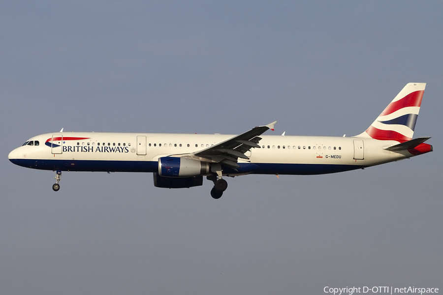 British Airways Airbus A321-231 (G-MEDU) | Photo 473609