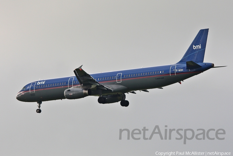 bmi Airbus A321-231 (G-MIDC) | Photo 5999