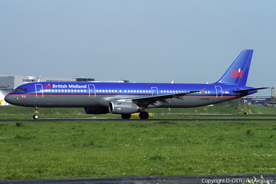 British Midland Airways - BMA Airbus A321-231 (G-MIDH) | Photo 468570