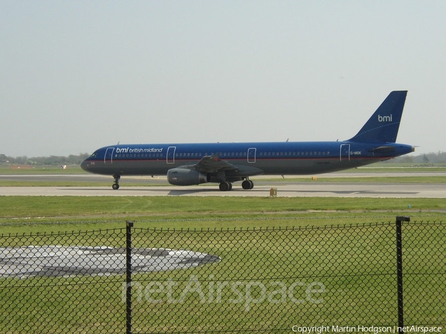 bmi Airbus A321-231 (G-MIDK) | Photo 91801