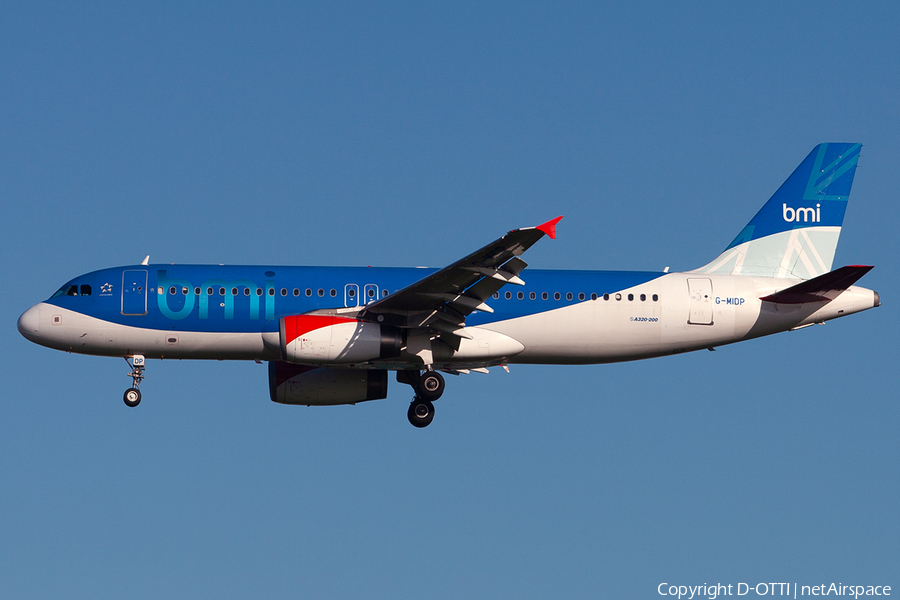 bmi Airbus A320-232 (G-MIDP) | Photo 375403