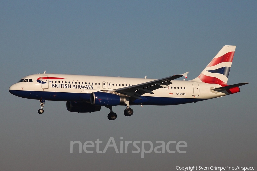 British Airways Airbus A320-232 (G-MIDS) | Photo 100468