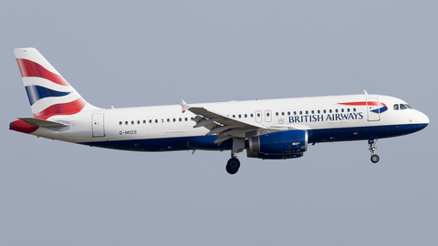 British Airways Airbus A320-232 (G-MIDS) at  London - Heathrow, United Kingdom