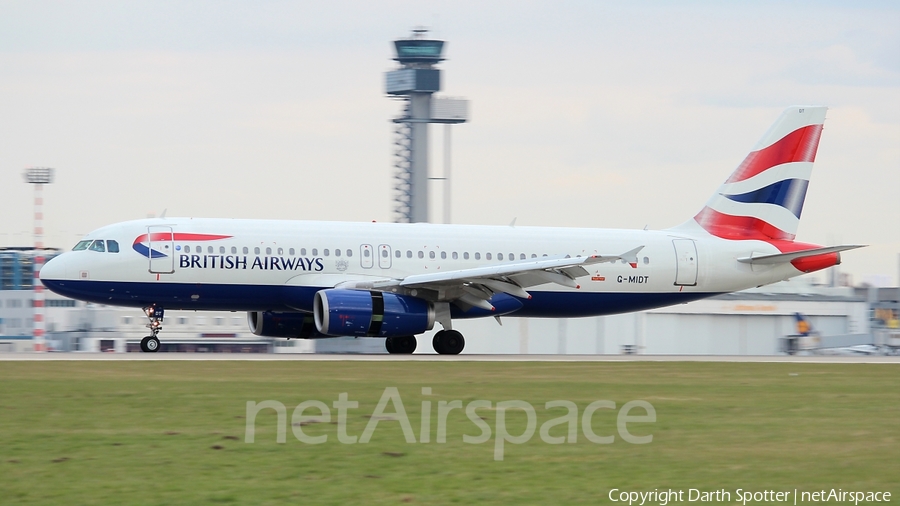 British Airways Airbus A320-232 (G-MIDT) | Photo 208698