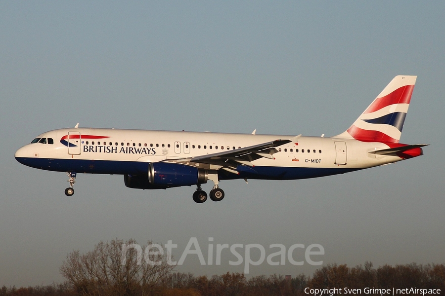 British Airways Airbus A320-232 (G-MIDT) | Photo 93431